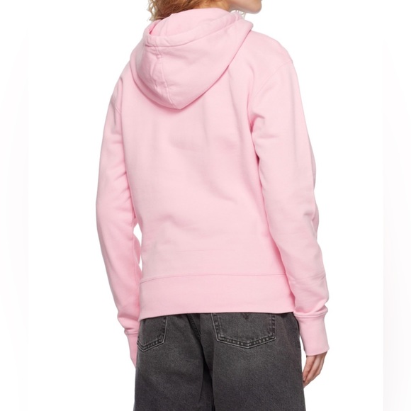 🛍️MAISON KITSUNÉ Pink Fox French Terry Hoodie🛍️ - Picture 3 of 7